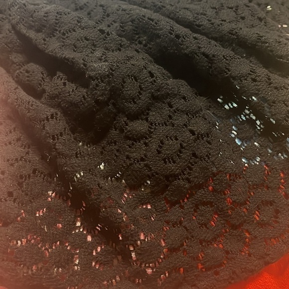 DeLiA’s Vintage Lace Sheer Black Mini Skirt Y2K Dark Emo Retro Punk Whimsigoth - Picture 4 of 5